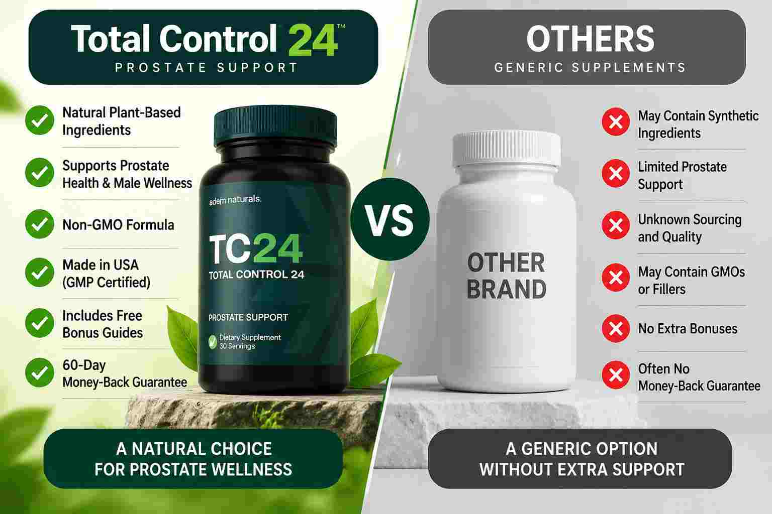 Total Control 24 Vs Others
