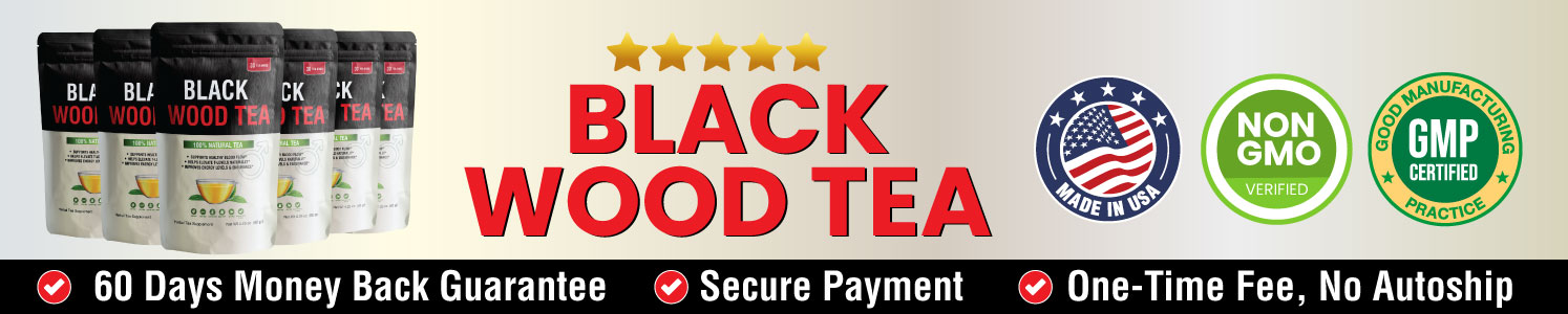 Black Wood Tea Label