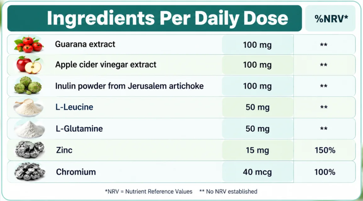 PB-Sin 18 Ingredients