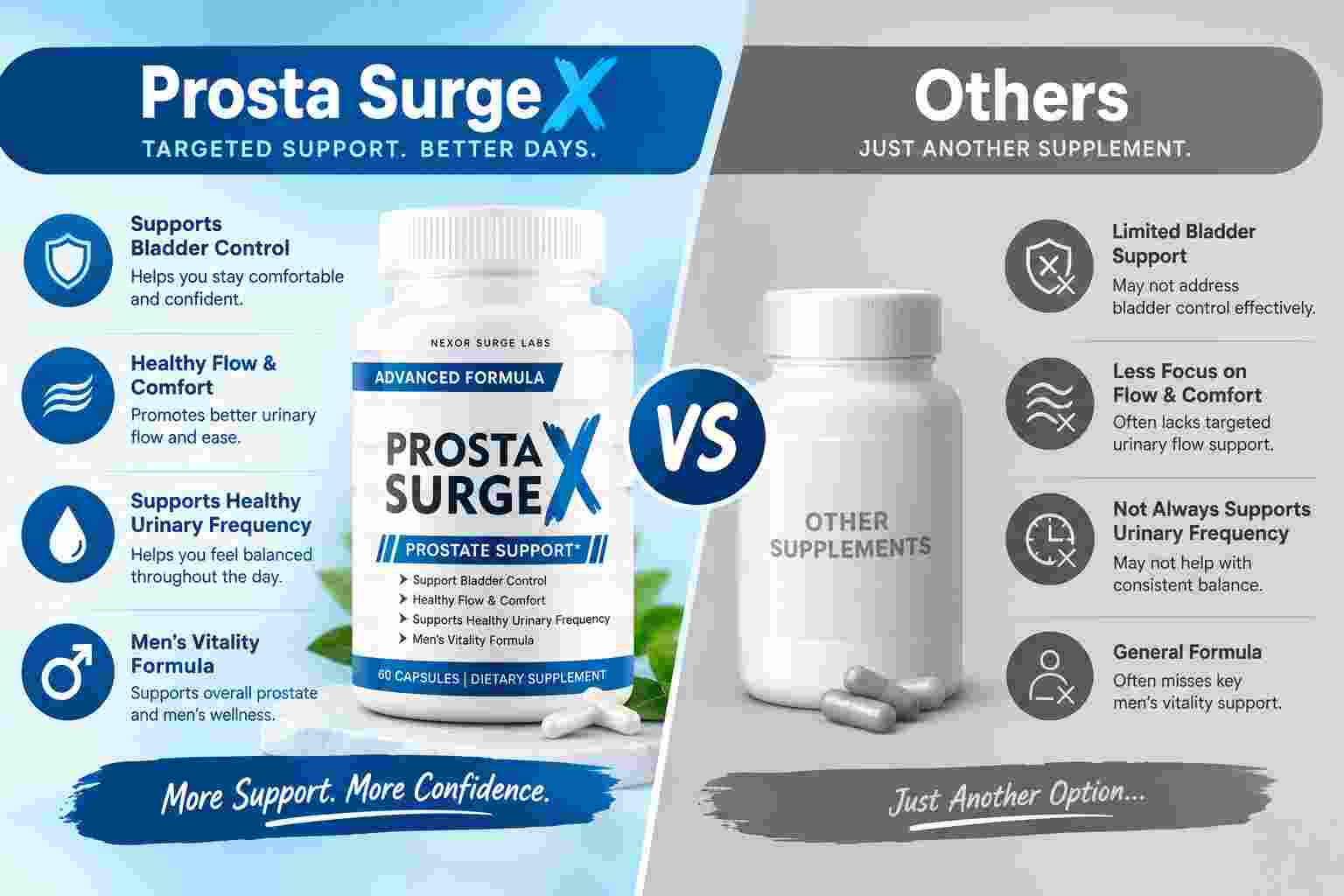 Prosta Surge X Vs Other Supplements
